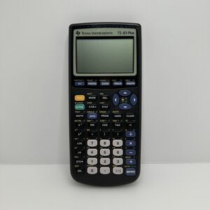 Texas Instruments TI83 Plus Calculator Black **Not Working Parts Only**